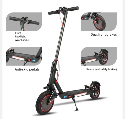 Off-Road Wide Tire 350W Folding Electric Scooter with Powerful Lithium Battery and 30km Range per Charge