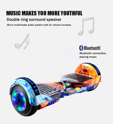 Unisex Electric Scooter 9 Inch 8 Wheels Lamborghini Hoverboard with Mobile App Control Range Per Charge 5-10KM