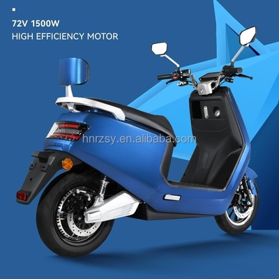 72v 1500w Electric Motorcycle for 2 Person Moped Scooters High Speed Performance