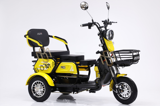 50-70km Driving Mileage 2024 Electric Tricycle Motorcycle Bike for 3 Passengers