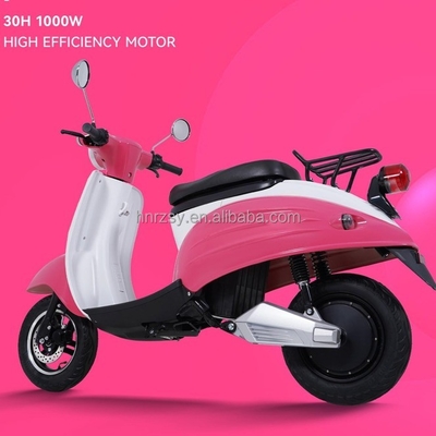 60v 72v 1000w Electric Motor Motorcycle 2 Person Electric Moped Scooters with 10 Inch Aluminum Wheel Hub and 100kg Load