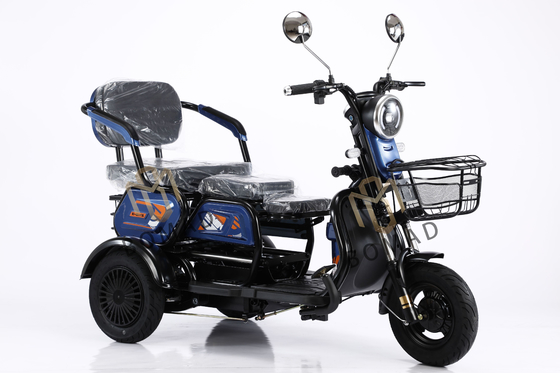 50-70km Driving Mileage 2024 Electric Tricycle Motorcycle Bike for 3 Passengers