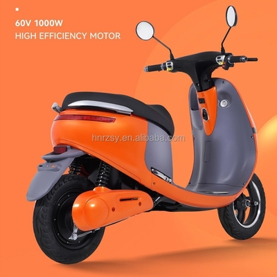 2024 60v 72v 1000w Electric Motor Motorcycle 2 Person Electric Moped Scooters for City Commuting Load 100kg Speed 45km/h
