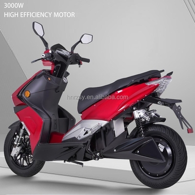 60-75km/h High Speed 72v 3000w Electric Motorcycle 2 Person Electric Moped Scooters Motor