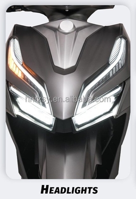 High Speed 72v 2000w Electric Moped Scooters with 14 Inch Electric Machinery and 72v14 Pipe Current Limiting Controller