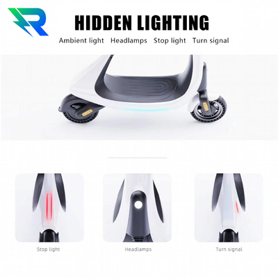 10 Inch 2 Wheels Electric Scooter with Seat Safety Design 400w Motor Max Speed 24km/h Range Per Charge 60km