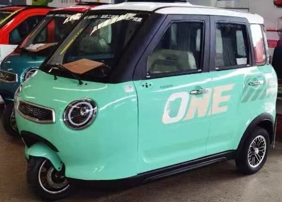 Closed Body Type Electric Tricycle Manned Passenger EV with Fully Enclosed Design and ≥90km Driving Mileage