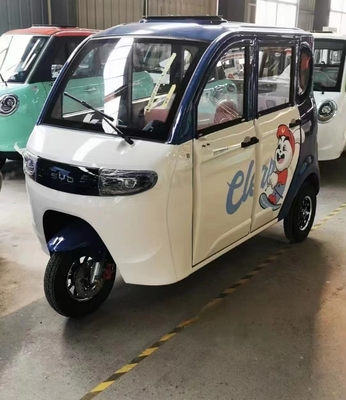 Closed Body Type Electric Tricycle Manned Passenger EV with Fully Enclosed Design and ≥90km Driving Mileage