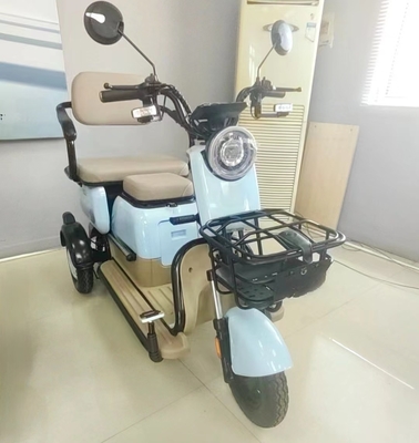 48V Semi-Closed Mini Electric Tricycles Maximum Speed 30-50Km/h for Portable Electric Vehicles
