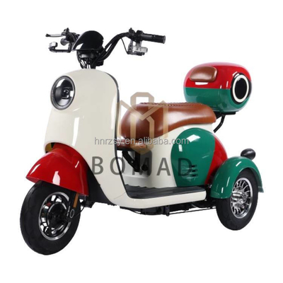 Electric Tricycles 3 Wheel Passenger Adult Electric Tricycle 2 Passengers Driving Mileage 70-90km