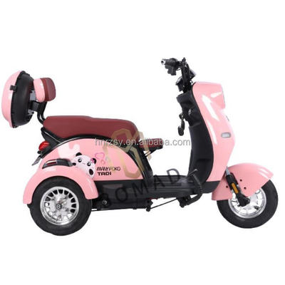 Electric Tricycles 3 Wheel Passenger Adult Electric Tricycle 2 Passengers Driving Mileage 70-90km