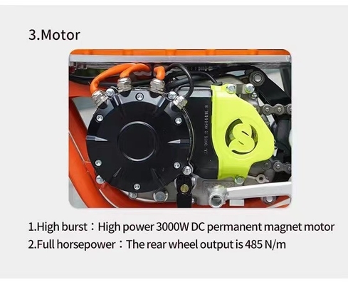 Experience the Thrill of Off-Road Racing with Our Powered Electric Motorcycle Max. Speed 40-60km/h Voltage 60V