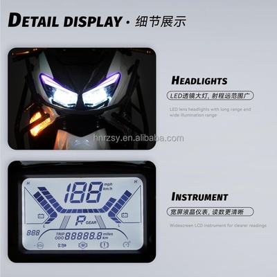 60V-72V Motorcycle Type High Power Electric Motorcycle Eu Warehouse Moped Electric Bike Electric Motorcycle Scooter