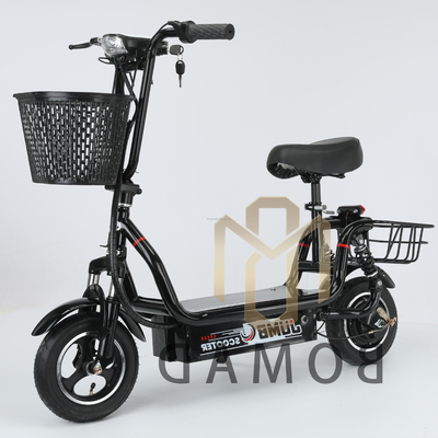 14inch Fat Tire Folding Ebike Electric Mountain Mini Bike Bicycle 350W 48V12AH with Steel Frame Easy to Fold and Store