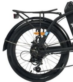1000W Folding Electric Mobility Bicycle with Rear Hub Motor and Charging Time 3 Hours Self-driving