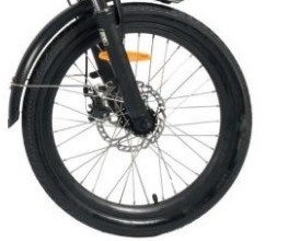 1000W Folding Electric Mobility Bicycle with Rear Hub Motor and Charging Time 3 Hours Self-driving
