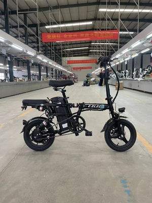 Steel Frame Rear Hub Motor Electric Bicycle Small Folding Chain-Locked and Hotly Sought-After