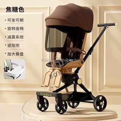Carbon Steel Frame High Landscape Baby Carriage for Minibike/Pocketbikes 3 in 1 Stroller