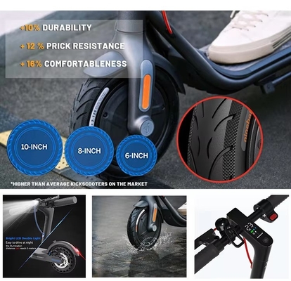 Folding Portable Electric Scooter Smart Sensor Two-Wheeled Adult Scooter with Speed and Max Speed 31-40km/h