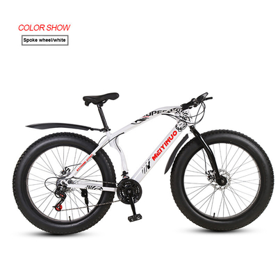 2024 Mountain Bike Big Tire Electric Bicycle with 11 ah Battery Capacity and Rear Wheel Disc Brake