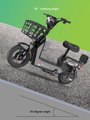 Speed 2024 Electric Bicycle White Aluminum Alloy Frame with Display and Max Speed 30-50Km/h