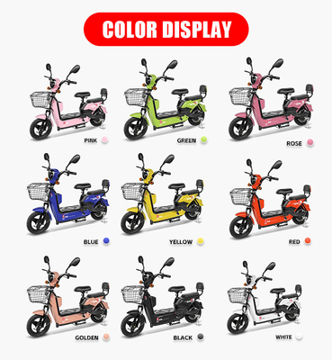 18&quot; Wheel Size 7 Speed Electric City Bike with 350watt/500watt 48v 12ah Battery E Bikes 2024 Electric Bicycle Scooter