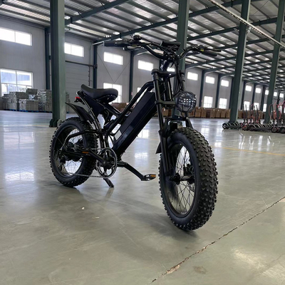 Electric Bike with Rear Hub Motor and 18 Speed Gears Lithium Battery