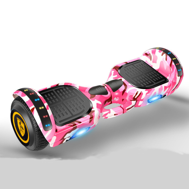 Unisex Electric Scooter 9 Inch 8 Wheels Lamborghini Hoverboard with Mobile App Control Range Per Charge 5-10KM