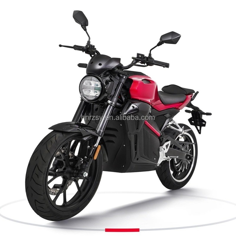 Electric Motorcycle 2 Person Moped Scooter Motor 72V 3000W High Speed Load 200kg 2030*760*1080mm