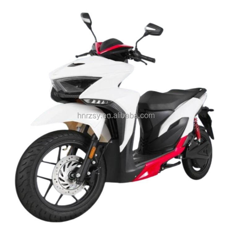 72v 3000w Electric Motorcycle 2 Person Electric Moped Scooters with Max. Speed 80km/h and Lithium Battery 72v45ah