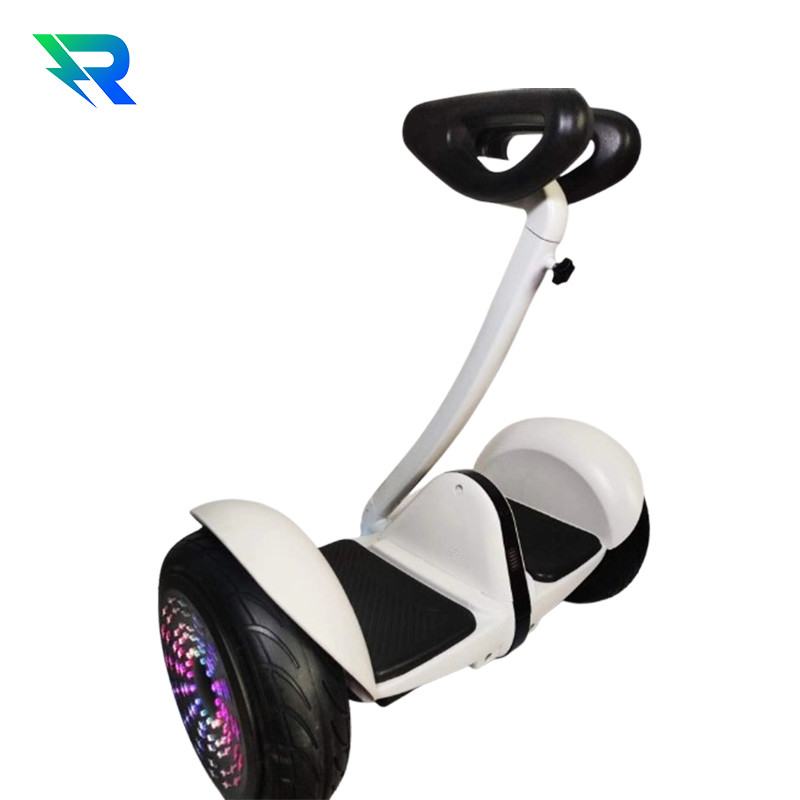 8 Inch LED Light Electric Self Balancing Scooter Go Kart Handle with 350W Brushless Motor and 36V Lithium Battery
