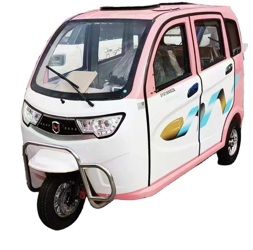 Hot Chinese Style Electric Tricycle with Closed Design Multi-Color Options Charge Time 5-7h Driving Mileage ≥90km