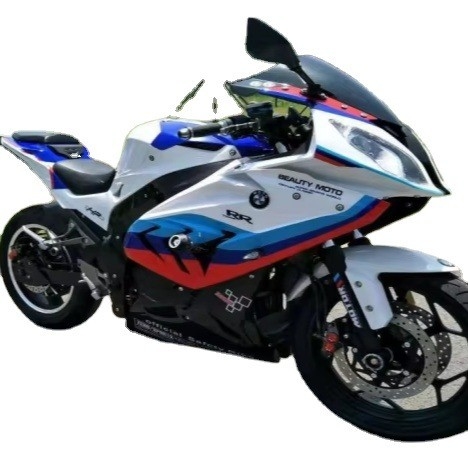 High Speed Electric Motor Car with 72V Battery Front and Rear Disc Brake Double Climbing