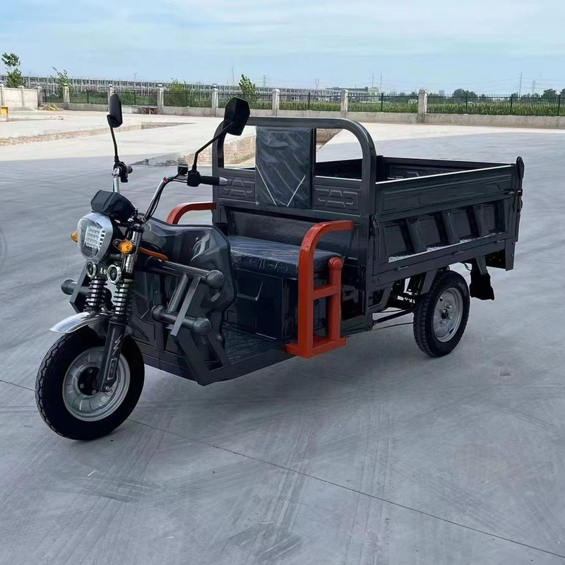 Attractive Electric Tricycle for Unisex Black and White Design 60V 1000W DC Motor 3000*1080*1380 Size