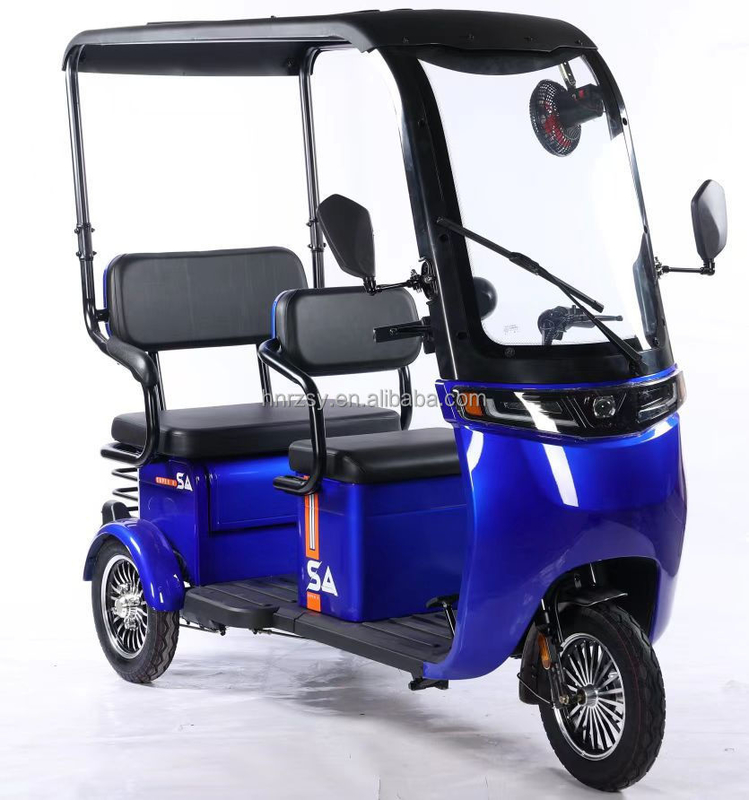 Electric Tricycle Three Wheeler for Adults 48v 60v 72v Payload Capacity ≥400kg Grade Ability ≥25° General Electric