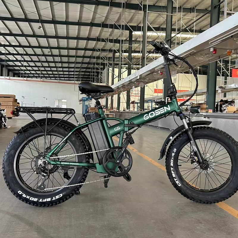 36V Electric Folding Bicycle Chain Lock Electric Car with Design and Tire Width 26*2.6