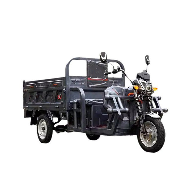 Open Body Type Electric Tricycle 48v Pull Goods Battery Car with Curb Weight of 300-400kg